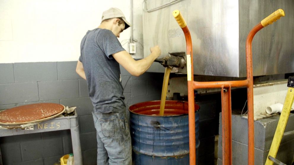 PHOTO: At Chuck Kutik's farm in New York, his bees stay home in the summer to make honey.