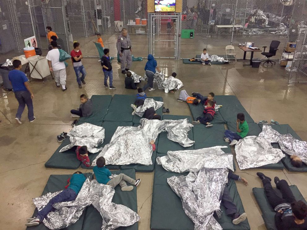 PHOTO: Customs and Border Protection released new pictures from inside the centralized processing center in McAllen, Texas, June 17, 2018.