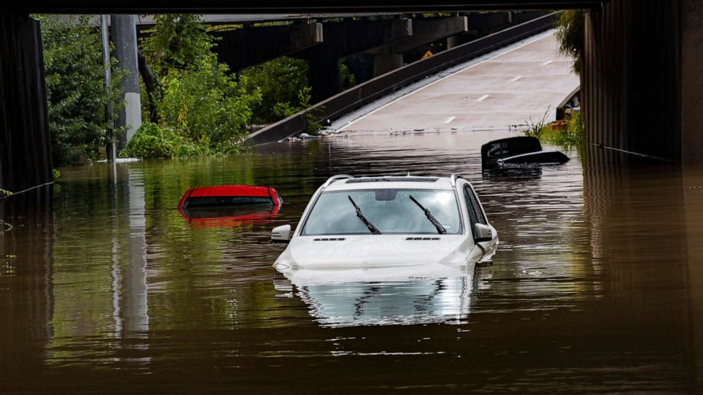 Beta drenches Houston flash flood watch issued in Louisiana