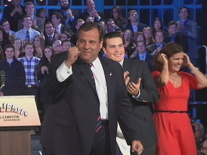 VIDEO: Chris Christie and Hillary Clinton political machines flex their muscles.
