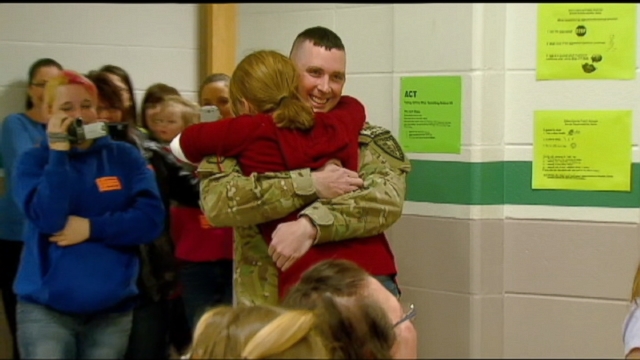 Video Soldier Surprises Daughter at Michigan Intermediate School - ABC News