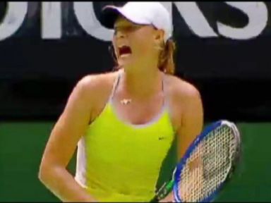 VIDEO: Tennis players' screams on the court could be helping their game.