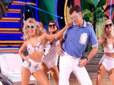 VIDEO: NASCAR driver Michael Waltrip scores low on "DWTS."