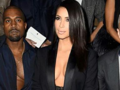 Kimye's Cleavage Show