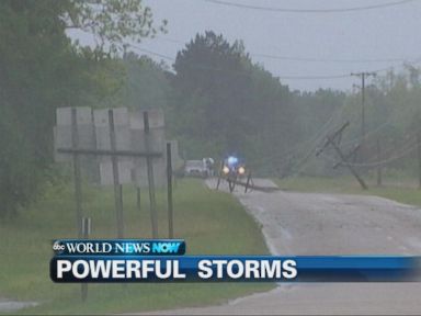 VIDEO: Thousands of people in Alabama are starting the day without electricity.