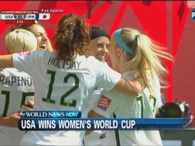 VIDEO: The U.S. women's team defeated Japan 5-2 in the World Cup Finals.