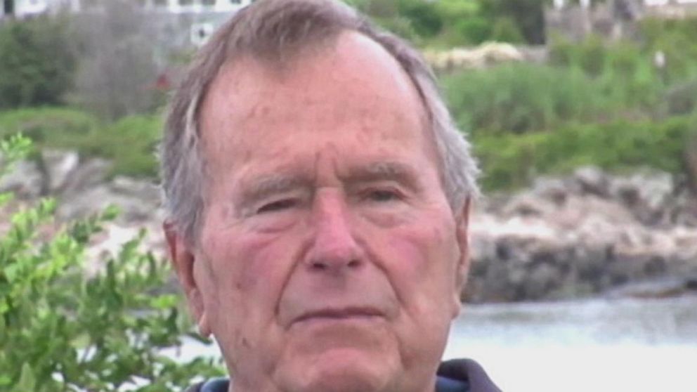 Video Former President George H W Bush Hospitalized Abc News