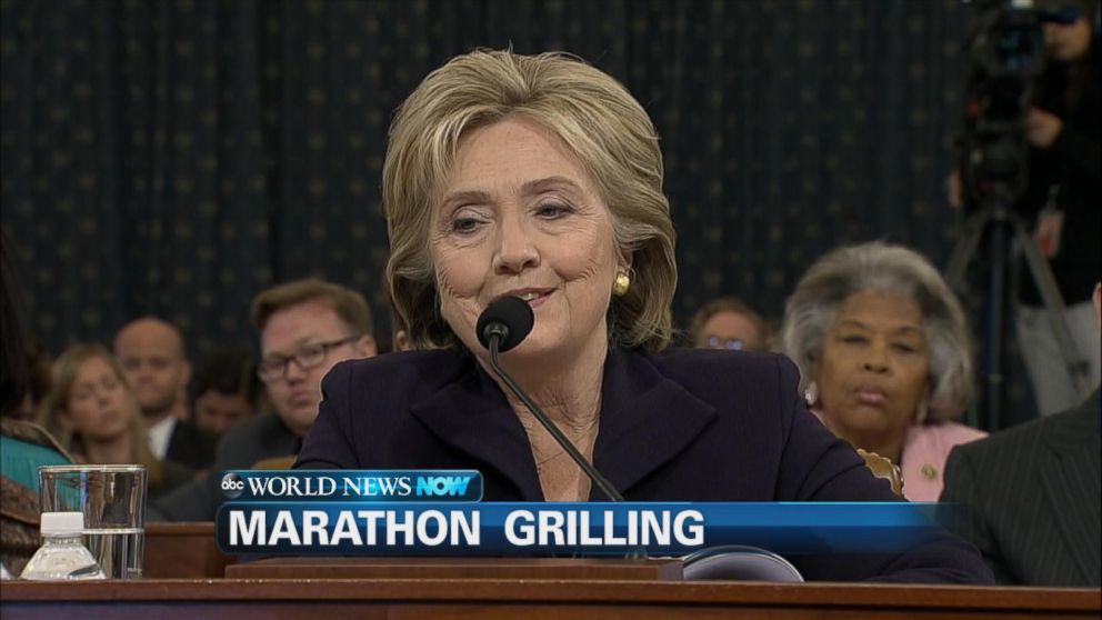 Hillary Clintons 11 Hour Hearing On Benghazi Video Abc News 