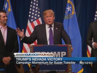 VIDEO: Donald Trump Confidently Looks Ahead to Super Tuesday