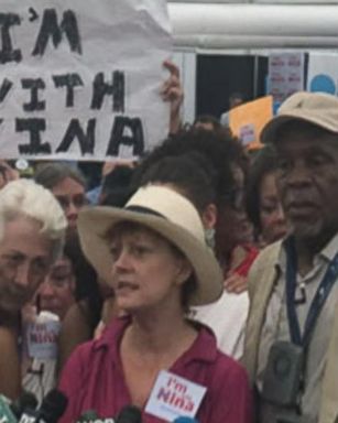 Susan Sarandon, Danny Glover and Other Celebs Stand By Bernie Supporters 