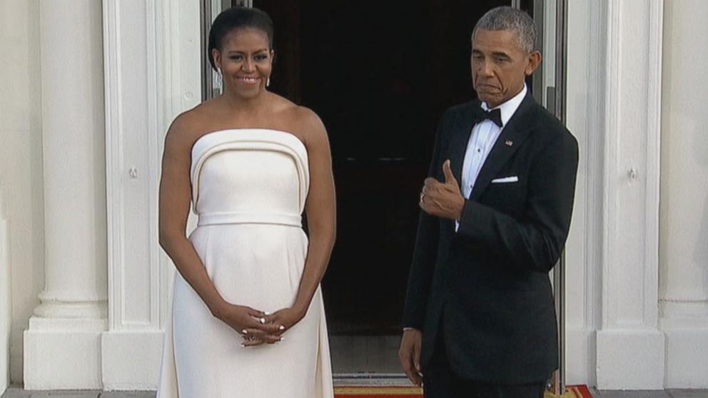 The Obamas Host State Dinner Video - ABC News