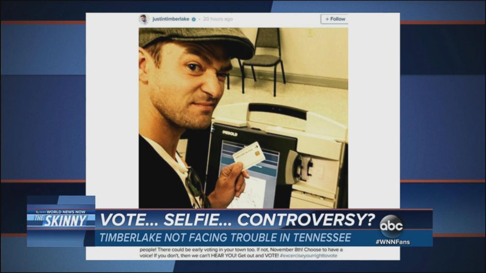 Justin Timberlake will not face investigation over election booth