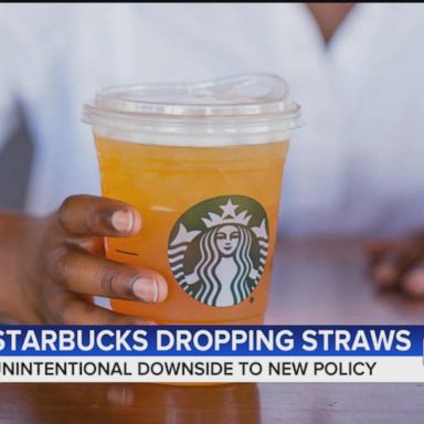 VIDEO: Starbucks straw policy blowback