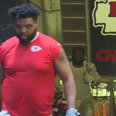 VIDEO: A good Samaritan gives Kansas City Chiefs player a lift