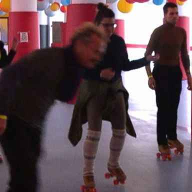 VIDEO: Roller disco workout