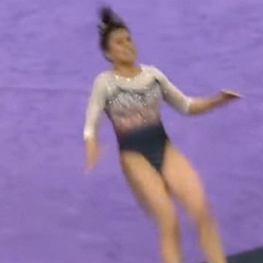 VIDEO: College gymnast suffers horrific injury