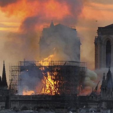 VIDEO: Parisians hold vigil for Notre Dame Cathedral after fire