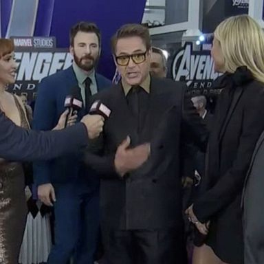 VIDEO: 'Avengers Endgame' premiere