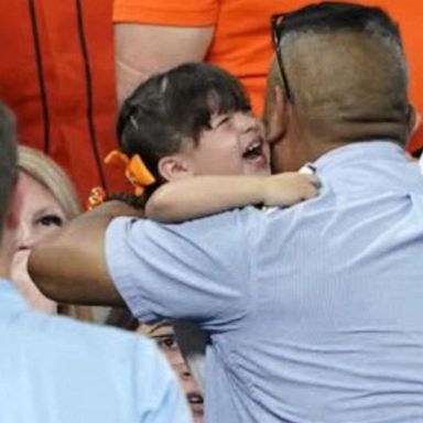 VIDEO: Young girls hit with foul ball at Cubs-Astros game