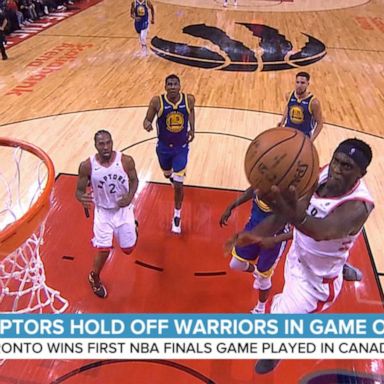 VIDEO: Raptors win NBA Finals game 1