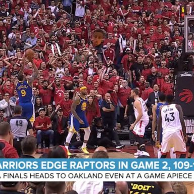 VIDEO: Warriors take Game 2 in Toronto