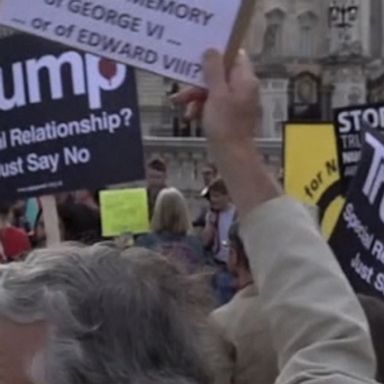 VIDEO: Protests expected during Trump's UK visit