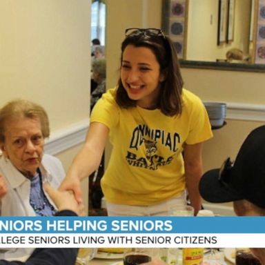 VIDEO: Program links college seniors with senior citizens