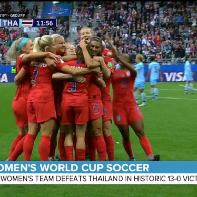 VIDEO: US women make World Cup history