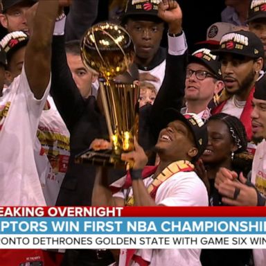 VIDEO: Toronto wins NBA title