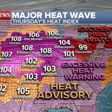 VIDEO: Dangerous and widespread heat wave throughout US