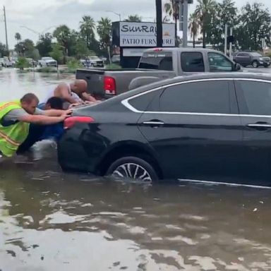 VIDEO: Gulf Coast gets slammed with heavy rains, flash flooding, tornadoes 