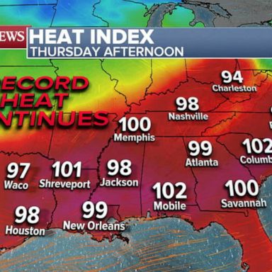 VIDEO: Historic heat continues in the South as fall cool down hits Northeast, Midwest