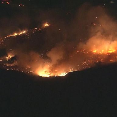 VIDEO: New wildfires force evacuations in Southern California