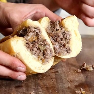 VIDEO: Cooking homemade Philly cheesesteaks