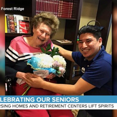 VIDEO: Joy in retirement centers during quarantine