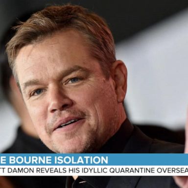 VIDEO: Matt Damon isolating with his family in Ireland