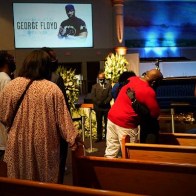 VIDEO: This comes after more than 6,000 people waited for hours to pay their respects to Floyd at a public viewing. ABC News' Kenneth Moton reports. 