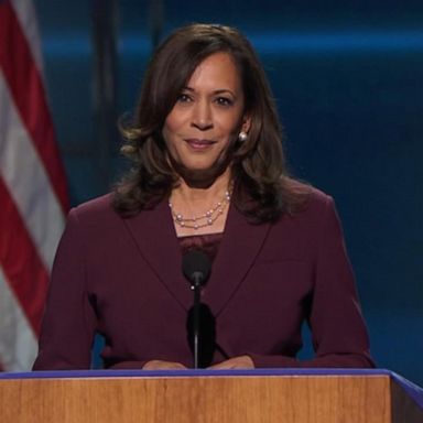 VIDEO: Sen. Kamala Harris accepts Democratic vice presidential nomination