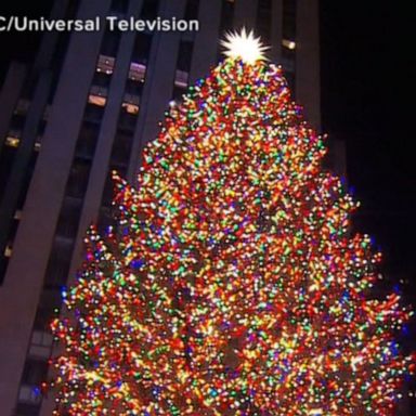 VIDEO: Rockefeller Center Christmas tree lighting