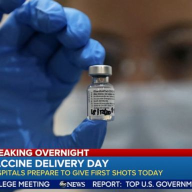 VIDEO: COVID vaccine delivery day