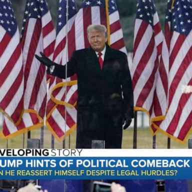 VIDEO: Trump hints at political comeback