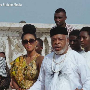 VIDEO: Black Americans reconnect with ancestral history in Ghana, where slaves left Africa