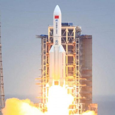 VIDEO: Chinese rocket set to fall to Earth this weekend