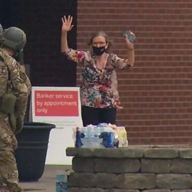 VIDEO: Suspect arrested after hourslong bank hostage standoff