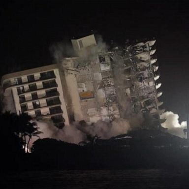 VIDEO: Remaining portion of Surfside condo demolished