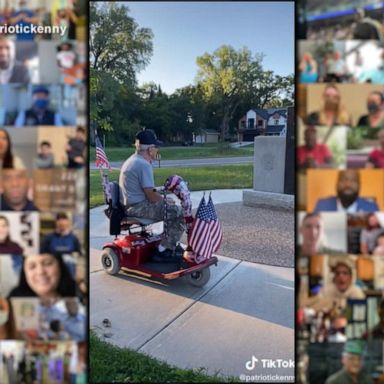 VIDEO: A 79-year-old veteran known as ‘Patriotic Kenny’ has become a TikTok star as fans raised more than $100,000 for him to buy a scooter. ABC News’ Will Ganss has the details.