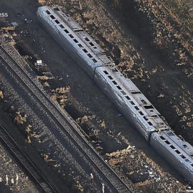 VIDEO: NTSB investigators arrive at Amtrak derailment scene