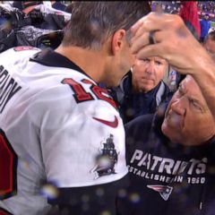 Video Tom Brady meets Patriots coach Bill Belichick privately