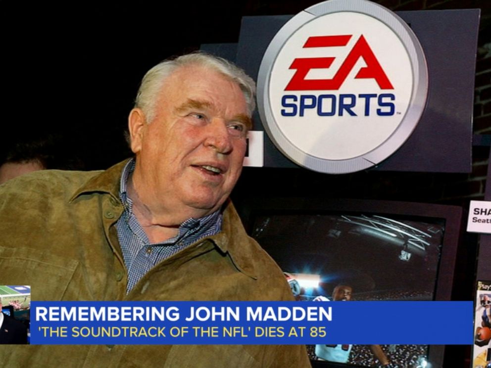 John Madden, former Hall of Fame NFL coach and broadcaster, dies at 85 -  ABC News