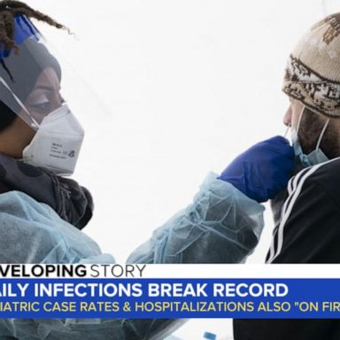 VIDEO: Record number of new COVID infections